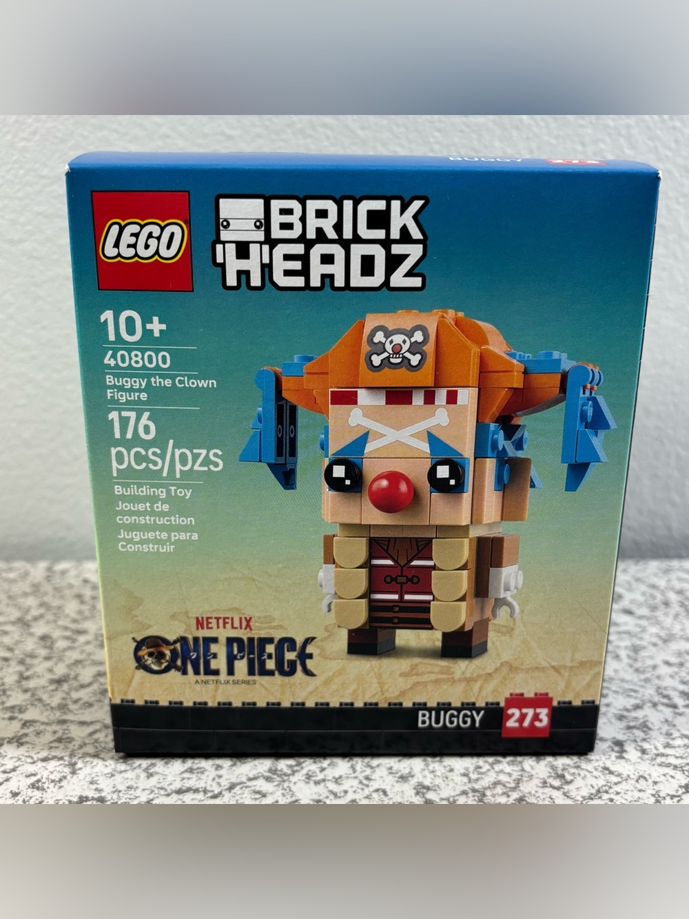 LEGO 40800 Brickheadz One Piece Buggy the Clown New